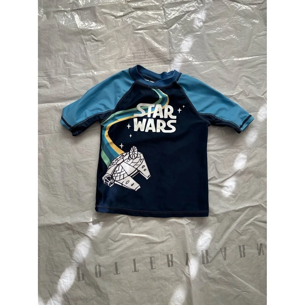 Star Wars Kids Swim Shirt‎ & Rashguard (Size  3)